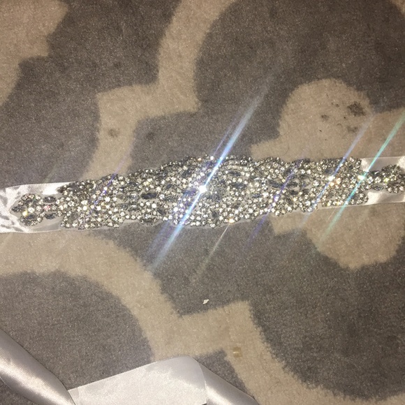 Bridal Silk Belt - Picture 1 of 6